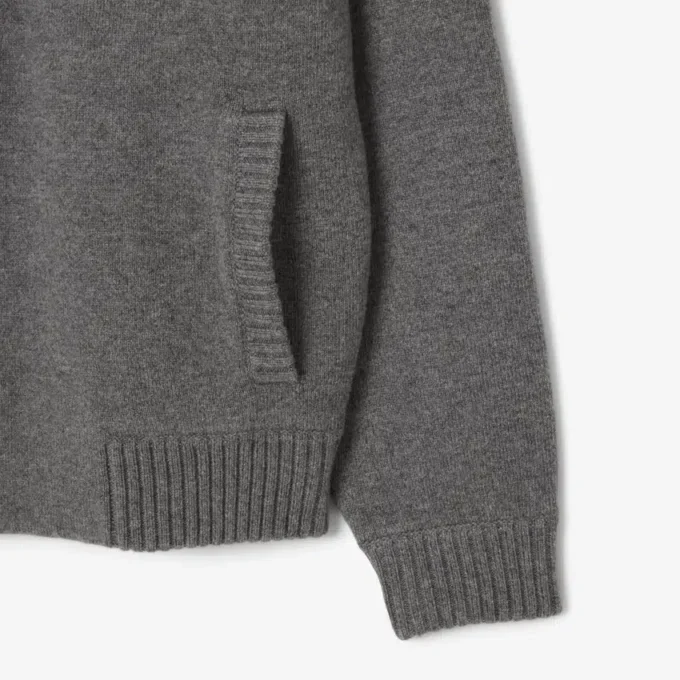 Casaco bomber em jersey de lã merino para homem
