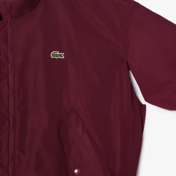 Casaco bomber oversized com punhos canelados para mulher