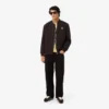 Casaco bomber retro com emblema e repelente de água
