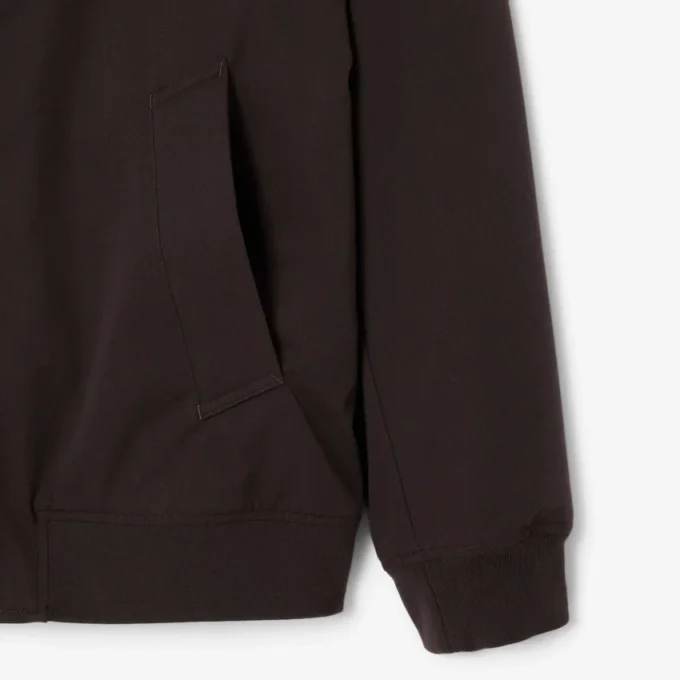 Casaco bomber retro com emblema e repelente de água