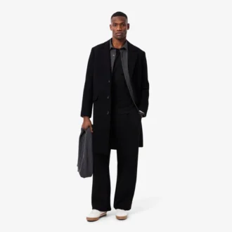 Casaco Chesterfield de lã para homem