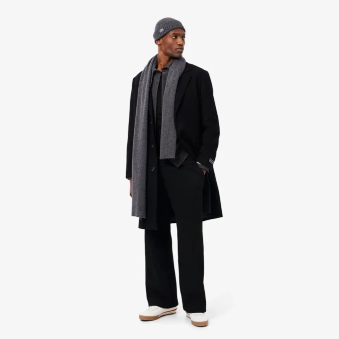 Casaco Chesterfield de lã para homem