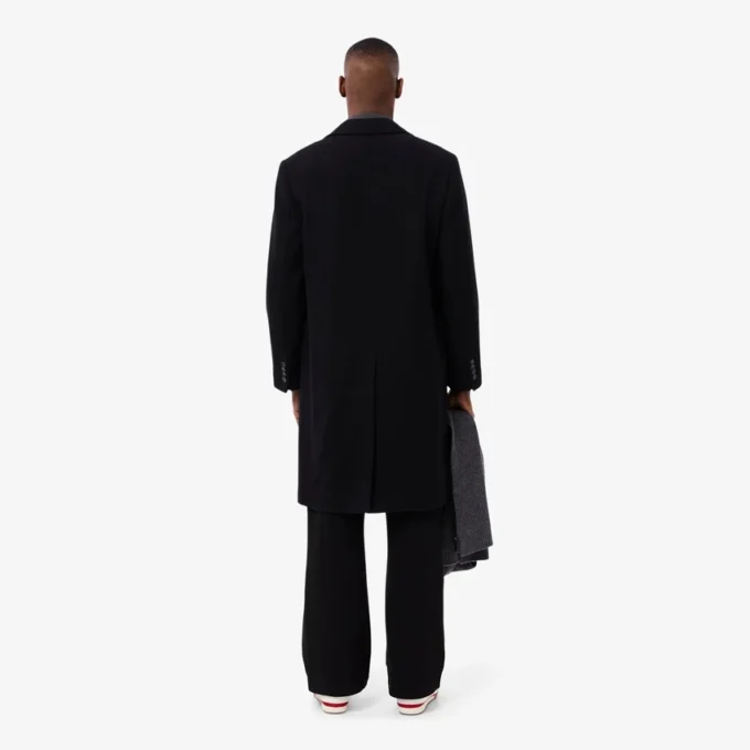 Casaco Chesterfield de lã para homem