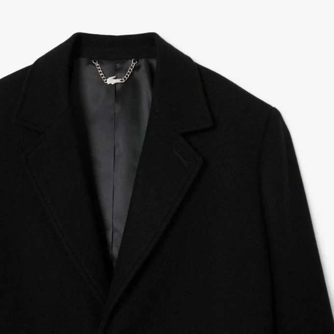 Casaco Chesterfield de lã para homem