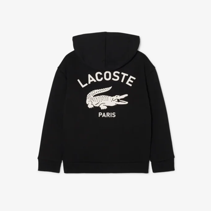 Casaco com capuz estampado para rapaz