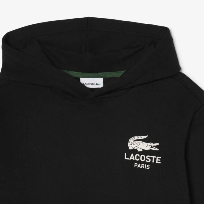 Casaco com capuz estampado para rapaz
