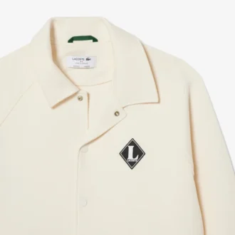 Casaco com emblema retro fabricado em França