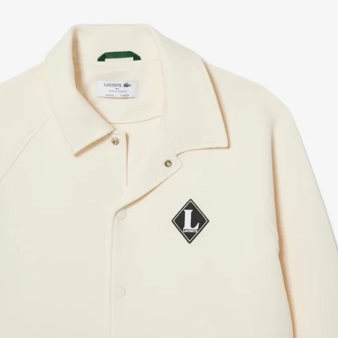 Casaco com emblema retro fabricado em França