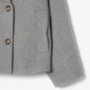 Casaco curto oversized de mistura de lã para mulher
