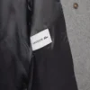 Casaco curto oversized de mistura de lã para mulher