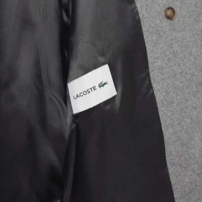 Casaco curto oversized de mistura de lã para mulher