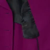 Casaco de lã com efeito slub da coleção Runway