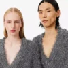 Casaco de malha com lurex da coleção Runway