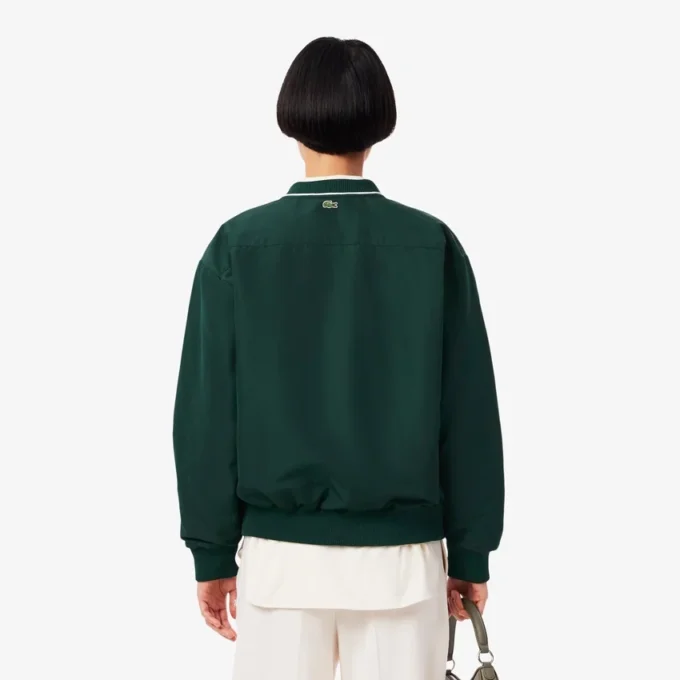Casaco de malha de nylon acolchoado oversized para mulher