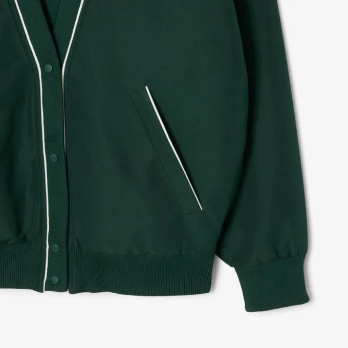 Casaco de malha de nylon acolchoado oversized para mulher