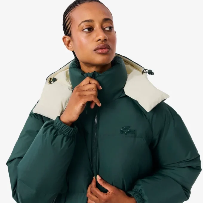 Casaco de penas longo oversized para mulher