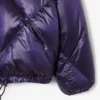 Casaco de penas oversized para mulher, repelente à água