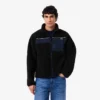 Casaco de velo Sherpa com blocos de cor para homem