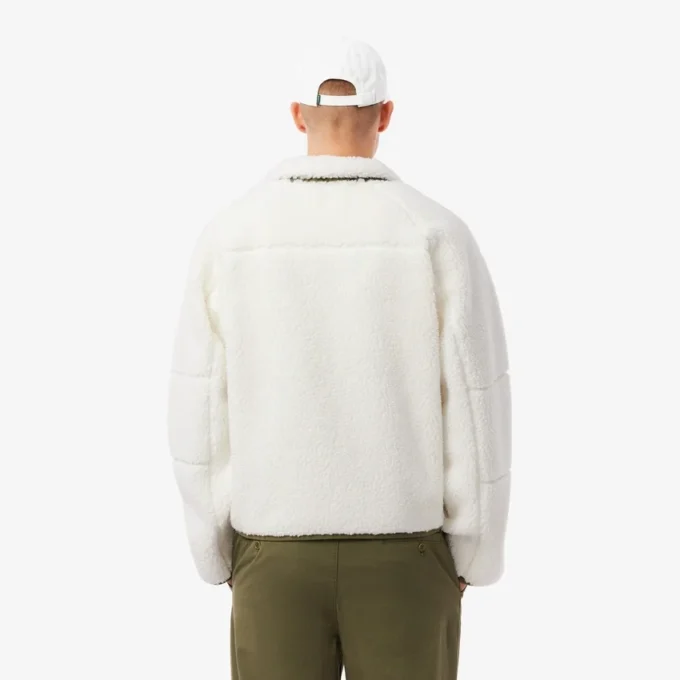 Casaco de velo Sherpa com blocos de cor para homem
