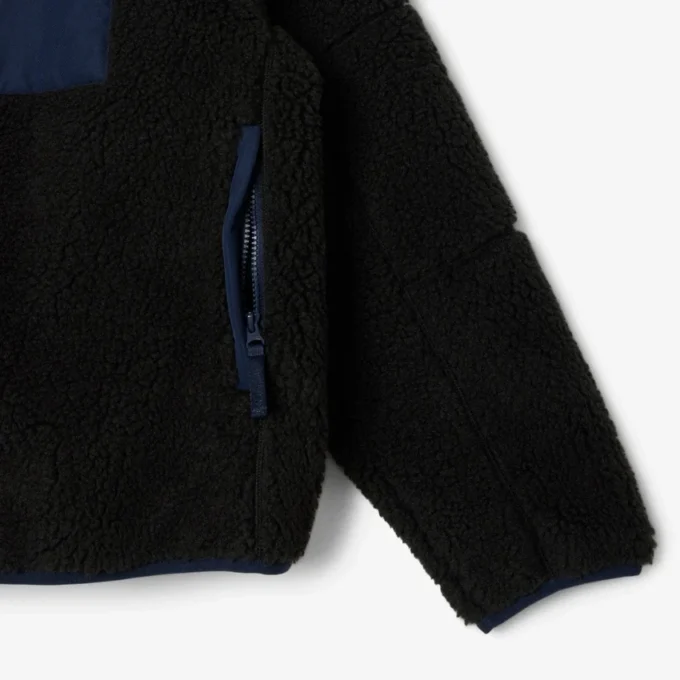 Casaco de velo Sherpa com blocos de cor para homem