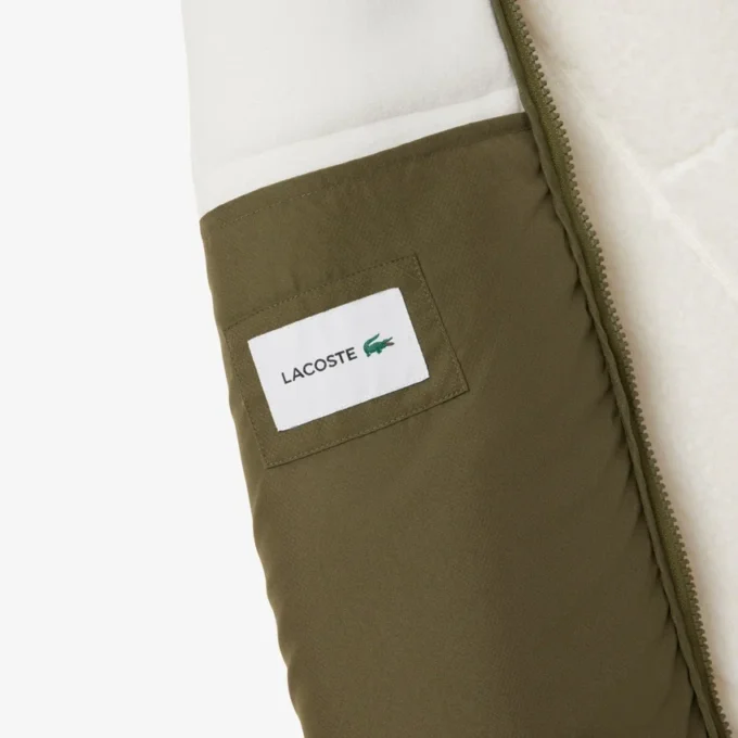 Casaco de velo Sherpa com blocos de cor para homem