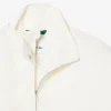 Casaco desportivo oversized em mistura de linho e algodão