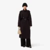 Casaco Trench Oversized em Mistura de Lã The Blend