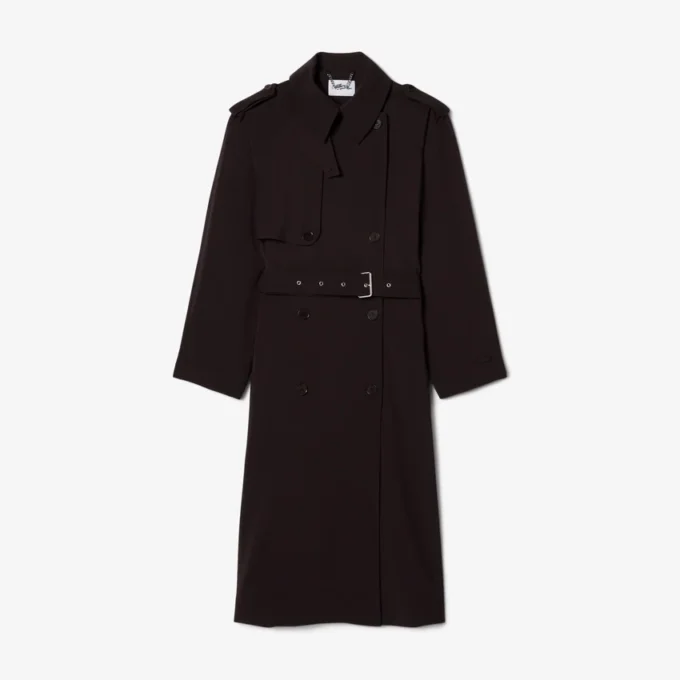 Casaco Trench Oversized em Mistura de Lã The Blend