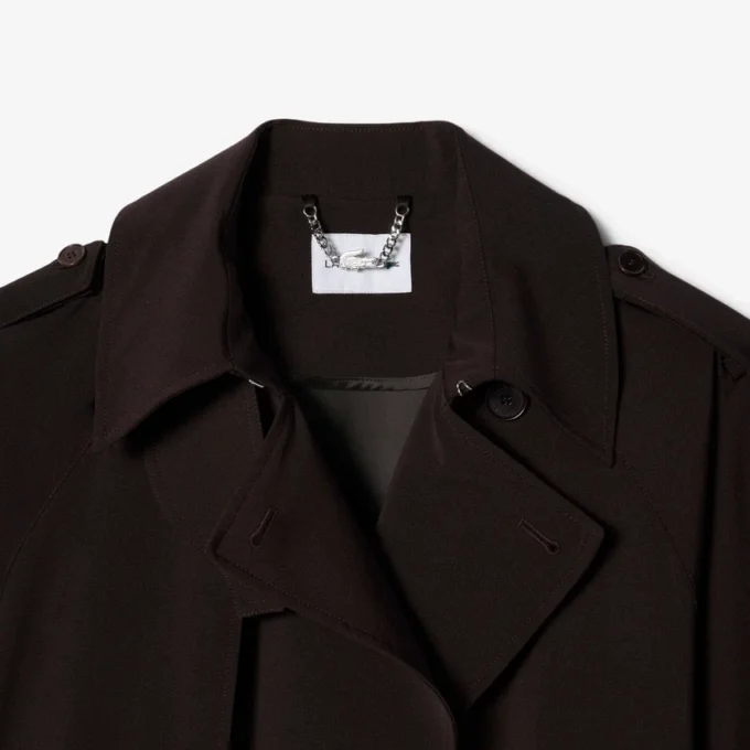 Casaco Trench Oversized em Mistura de Lã The Blend