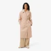 Casaco Trench Oversized Repelente de Água