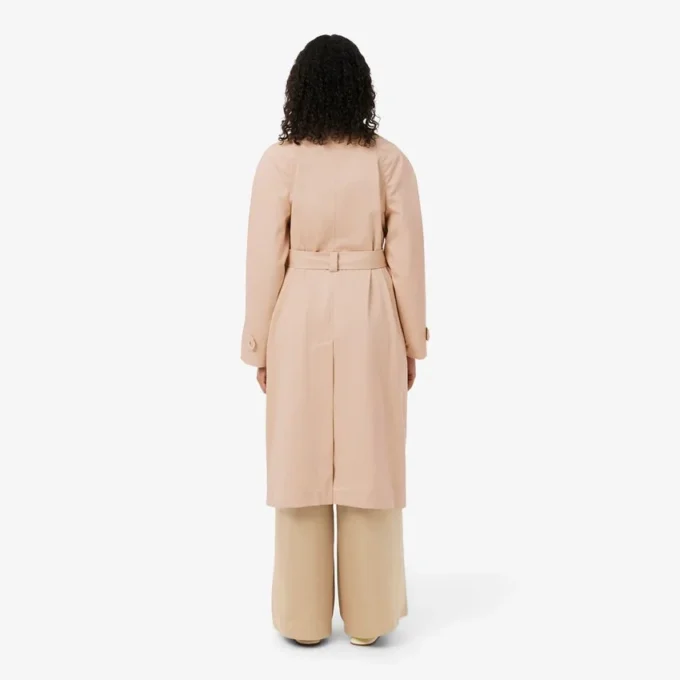 Casaco Trench Oversized Repelente de Água