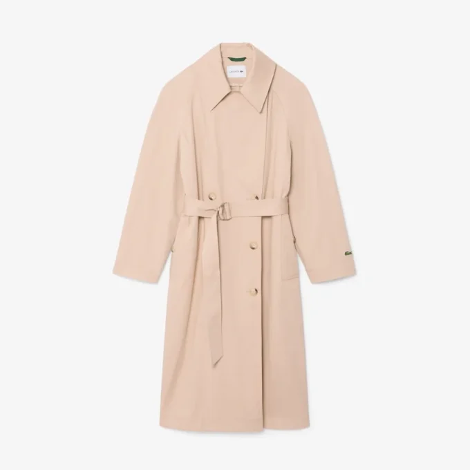 Casaco Trench Oversized Repelente de Água