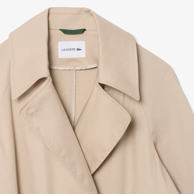Casaco Trench Oversized Repelente de Água