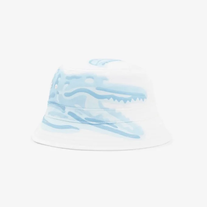 Chapéu de pescador em sarja de algodão estampada