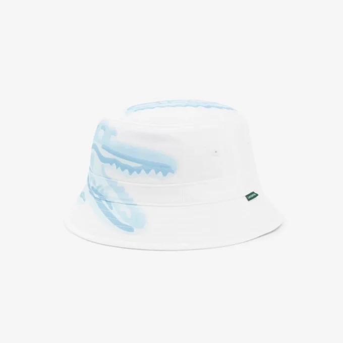 Chapéu de pescador em sarja de algodão estampada