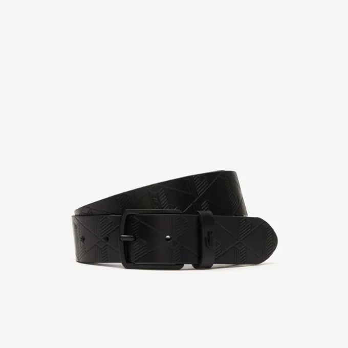 Cinto de couro Monogram