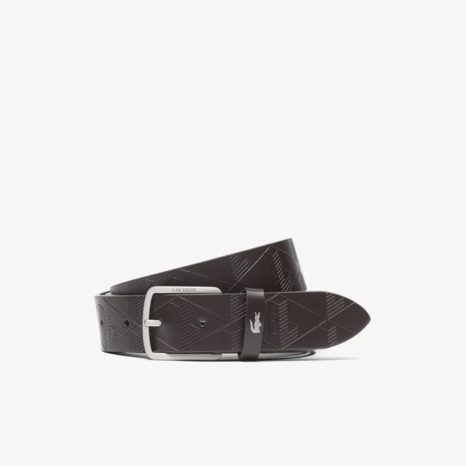 Cinto de couro Monogram