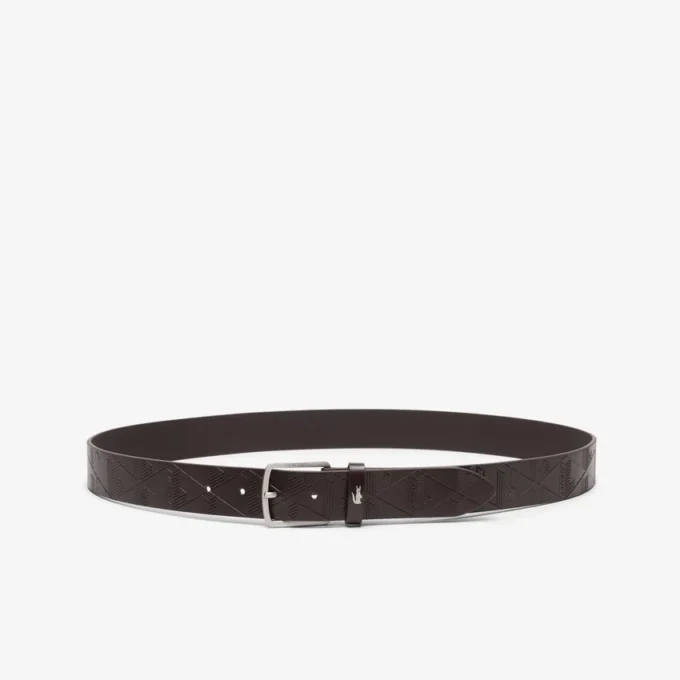Cinto de couro Monogram