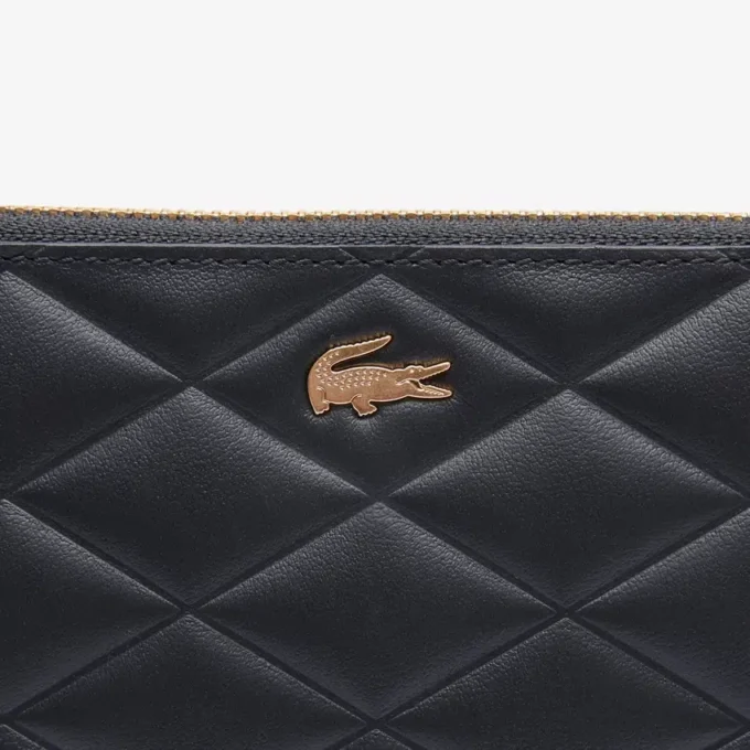 Clutch em pele Crocodelle