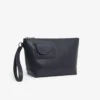 Clutch em pele granulada Lacoste Club