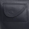 Clutch em pele granulada Lacoste Club