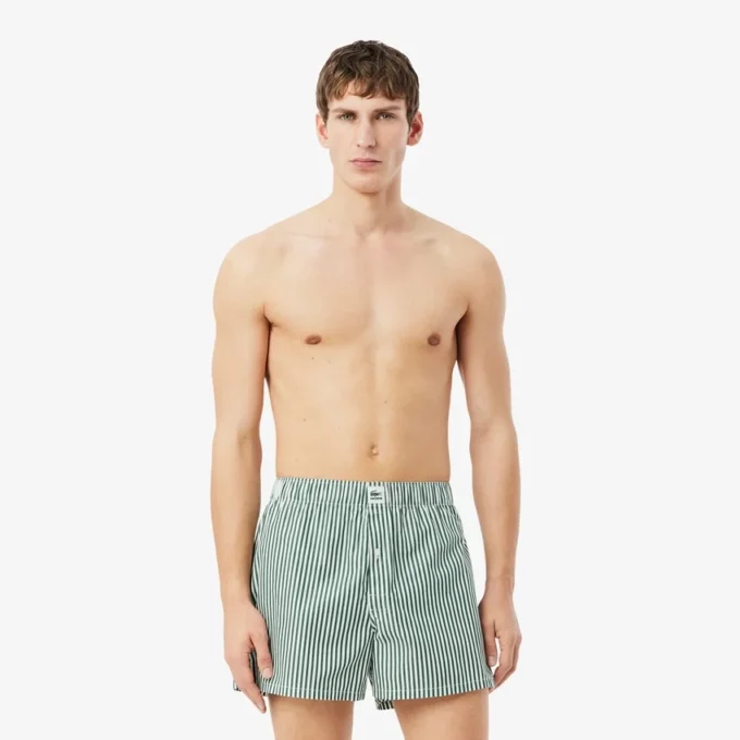 Conjunto de 2 boxers em popeline de algodão