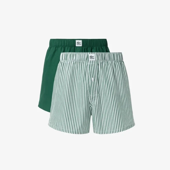 Conjunto de 2 boxers em popeline de algodão