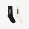 Conjunto de 2 pares de meias caneladas