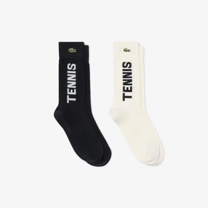 Conjunto de 2 pares de meias caneladas