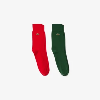 Conjunto de 2 pares de meias compridas unissexo