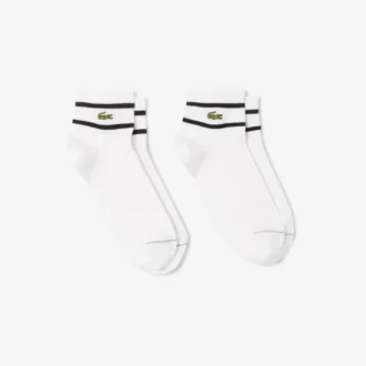Conjunto de 2 pares de meias às riscas unissexo