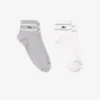 Conjunto de 2 pares de meias às riscas unissexo