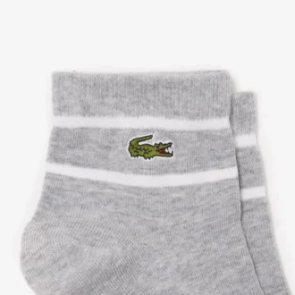 Conjunto de 2 pares de meias às riscas unissexo