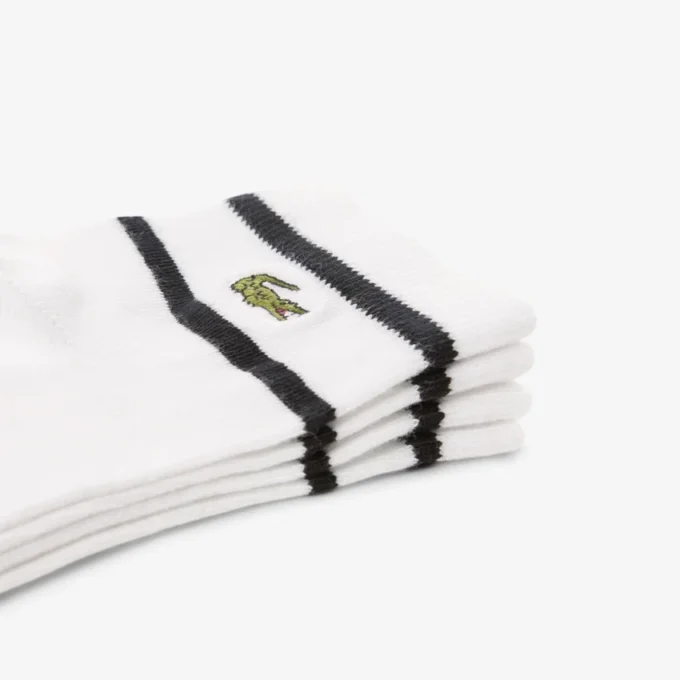 Conjunto de 2 pares de meias às riscas unissexo